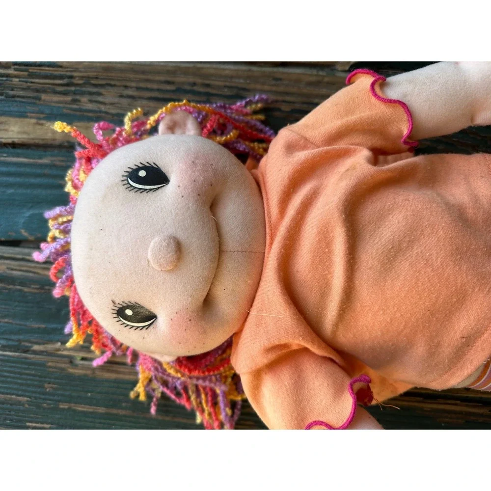 Maggie raggy gabby  doll Orange Shirt Striped Leggings 13 Inch